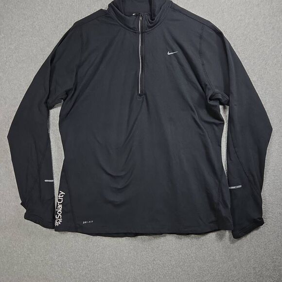 Nike Women’s 1/4 Zip sweater Running Pullover XL Solar City - Picture 1 of 11